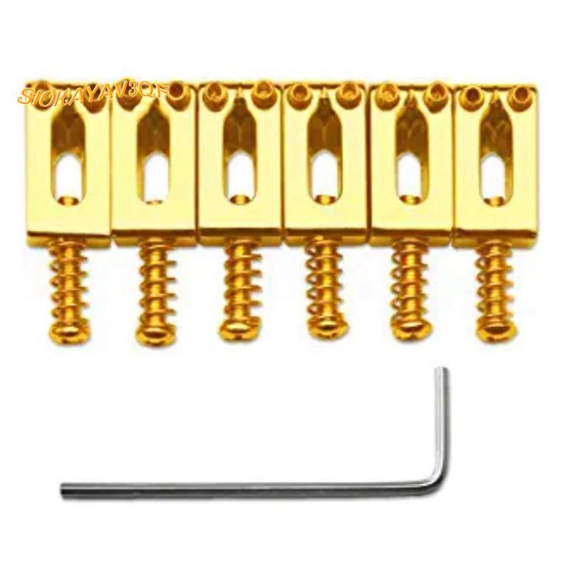 10.5 มม.กีตาร์ Tremolo Bridge Saddles สําหรับกีตาร์ไฟฟ้าอุปกรณ์เสริม