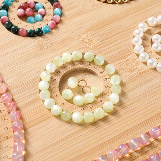 ถาดร้อยลูกปัดไม้แท้ (Bamboo) บอร์ดออกแบบสร้อยคอ กำไลข้อมือ มีสเกลวัดขนาด สำหรับงาน DIY แฮนด์เมดมืออาชีพ