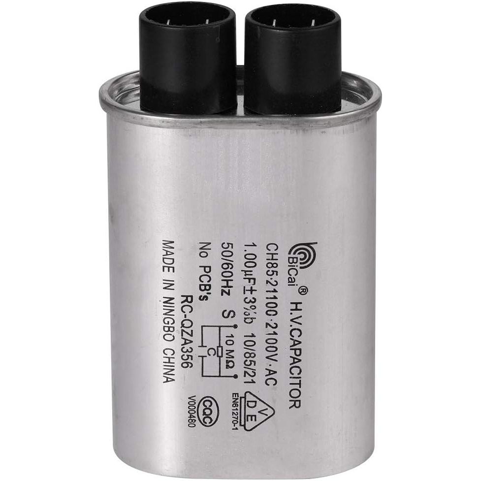 1/4 "1.00 uF MFD Universal ตัวเก็บประจุไมโครเวฟสําหรับ GE Samsung LG Media Hair Amana Kenmore Mayta 