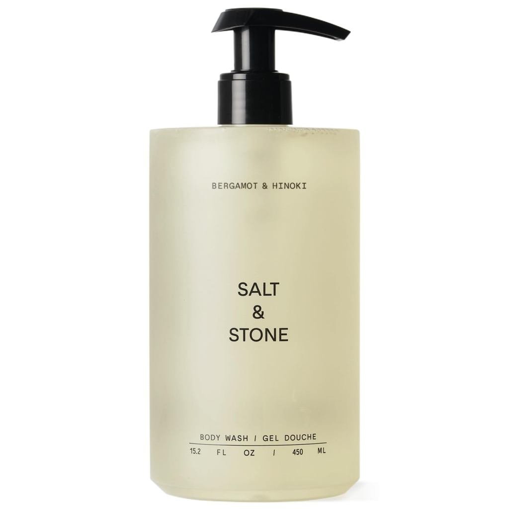 Salt & Stone Body Wash พร้อมสารต้านอนุมูลอิสระเพื่อความชื้นอย่างล้ําลึก | สําหรับผู้หญิงและผู้ชาย, ซ