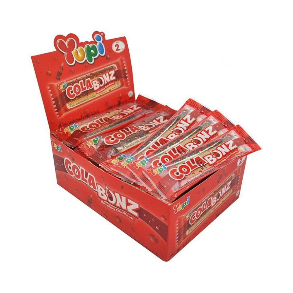 [สินค้าส่งด่วน] ยูปี้ โคล่า บอนซ์ 8 ก. X24 YUPI COLA BONZ 8 G. X24