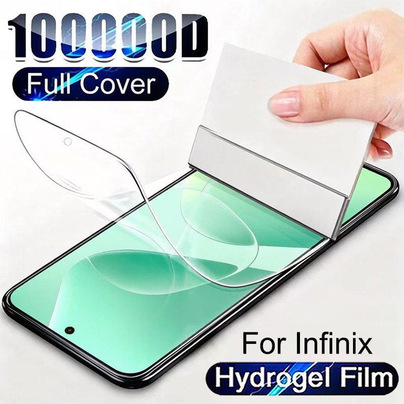 Infinix Hot 70 60 50 40 Pro Plus 60 Pro+ 30 Play Hot 60i 50i 40i 30i Note 60 50 40 30 Pro Plus 60 Ultra 50 Pro+ 50S 50X Anti-Spy ความเป็นส่วนตัวคลุมทั้งหมด Hydrogel ฟิล์มป้องกันหน้าจอฟิล์มนุ่มไม่แก้ว