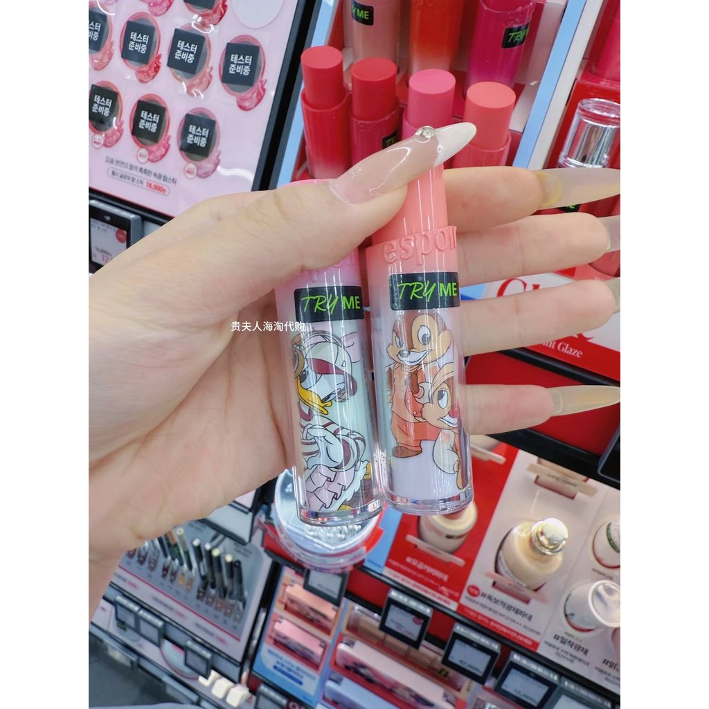 [เคาน์เตอร์เกาหลี] espoir espoir Disney Co-Branded Lipstick Velvet Touch Lipstick ไม่ซีดจางง่าย