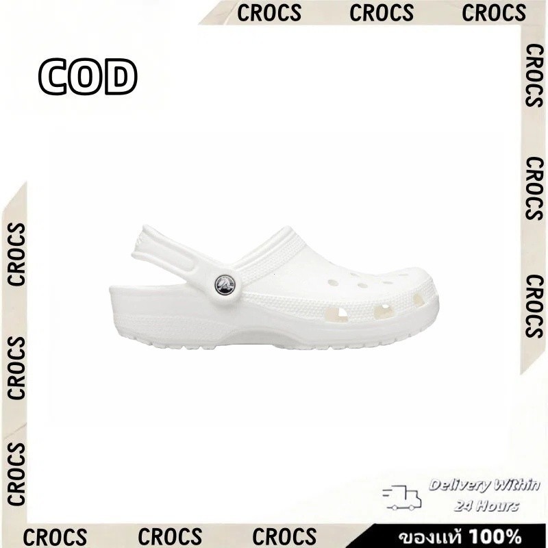 【แท้💯】CROCS Classic Clog🔥 รุ่นยอดนิยม ใส่สบายมาก น้ำหนักเบา ไม่กัดเท้า🌈 มีไซส์ครบ 36–45 พร้อมส่ง 🚚 จัดส่งเร็ว