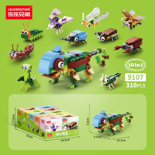 [พร้อมส่ง] บล็อคตัวต่อ DIY ชุด Creative Series 10in1 รวมแบบยอดฮิต เสริมทักษะและการเรียนรู้ ฝึกสมาธิและความคิดสร้างสรรค์