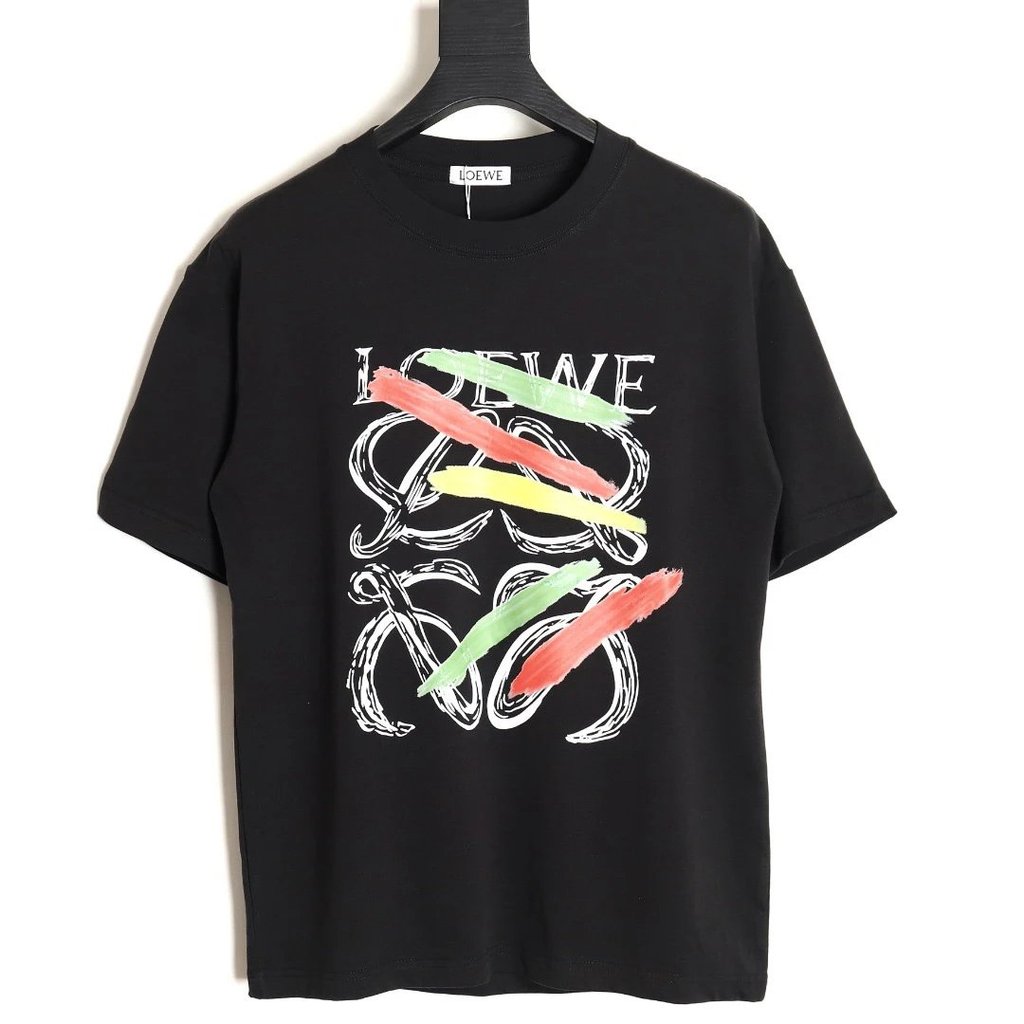 Loewe Loewe 24SS Sketch logo เสื้อยืดแขนสั้น