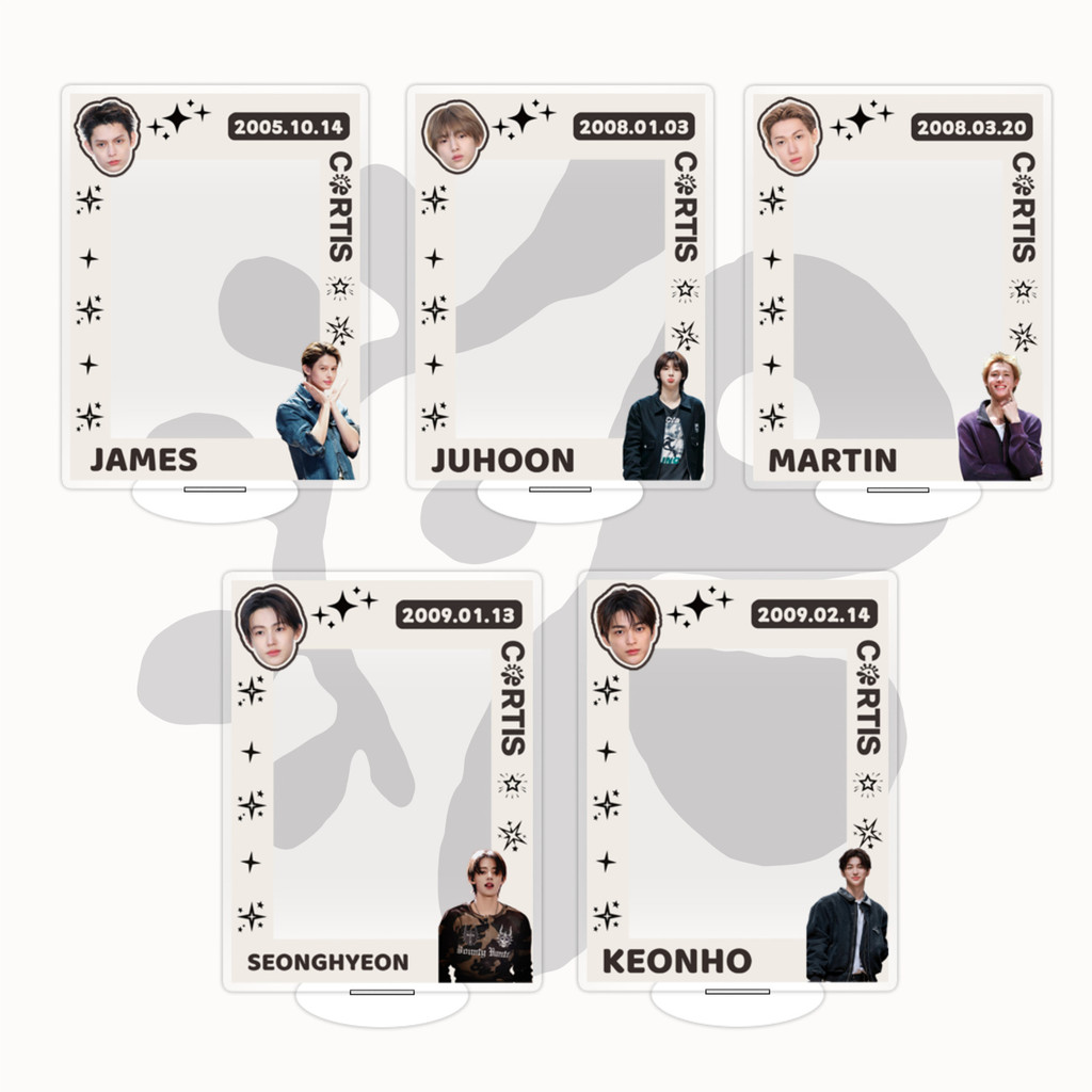 CORTIS MARTIN JAMES JUHOON KEONHO KEONHO อะคริลิคการ์ดกรอบรูปขาตั้ง [Syf]