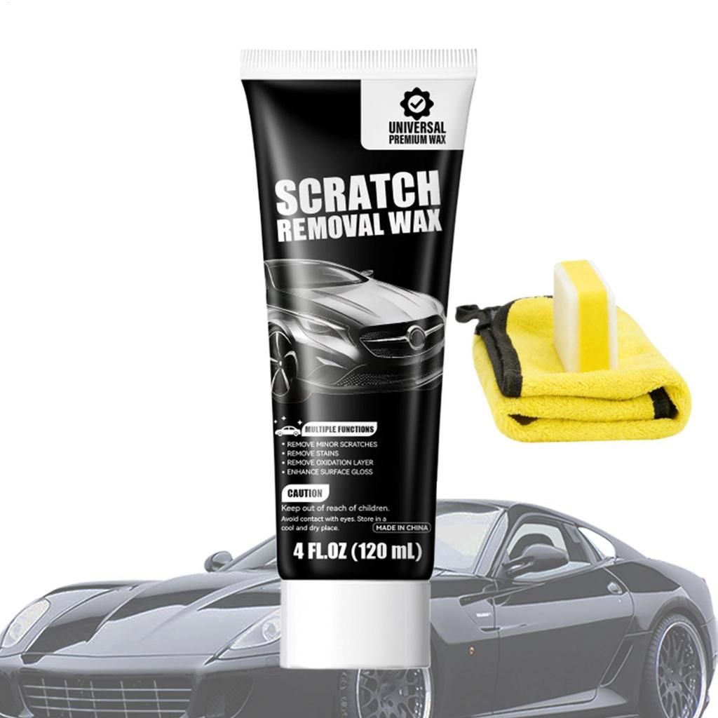 Car Scratch Remover Wax 120ml Auto Wax Coating Paste สําหรับรายละเอียดการบํารุงรักษาฟื้นฟูการป้องกัน