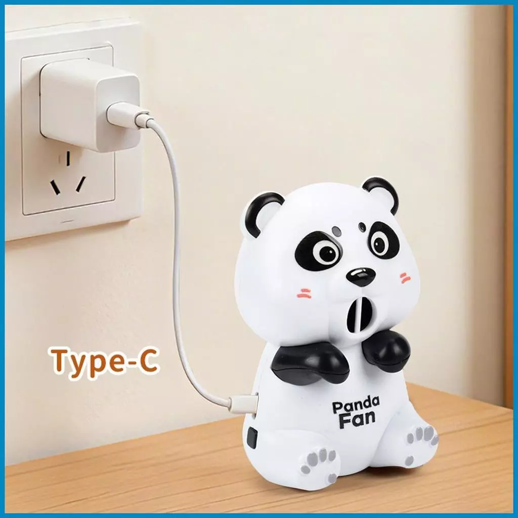 พัดลมระบายความร้อนอาหาร Panda 3 ความเร็ว แบบพกพา thumbnail 7