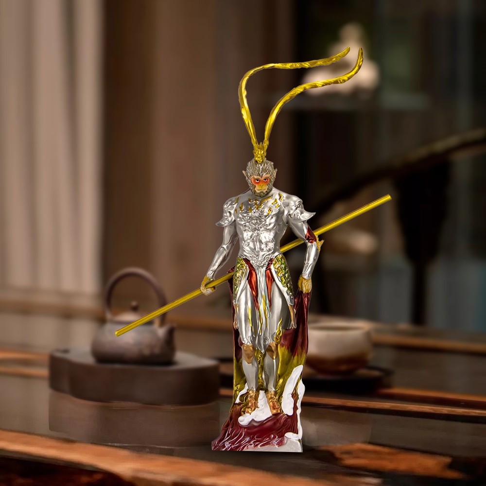 Spot # "Black Mythology Wukong" Physical Collector's Edition แหวนแหวนสร้อยคอป้ายที่ระลึกเกมเครื่องปร