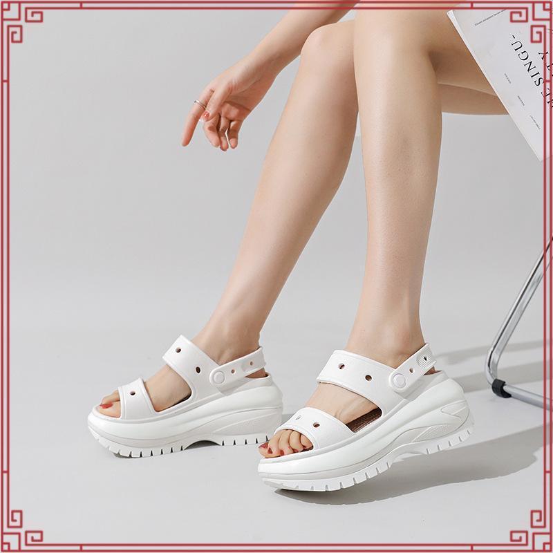【FREE SHIP】 Mega Crush Matte Sandal in Bone