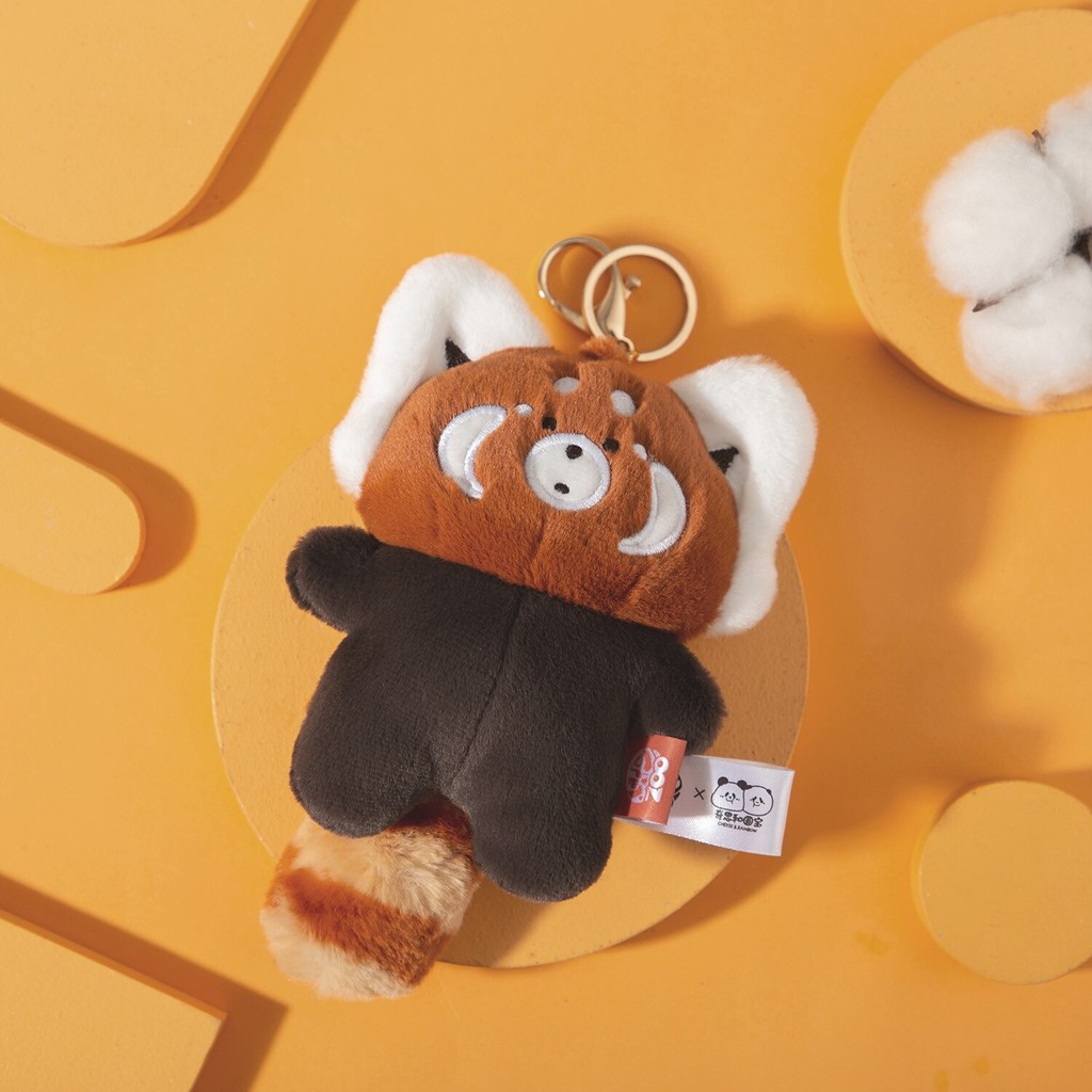 Red Mountain Forest Zoo สินค้าสติกเกอร์หม้อสัตว์เล็ก Dudu Little Panda Koala จี้ตุ๊กตา