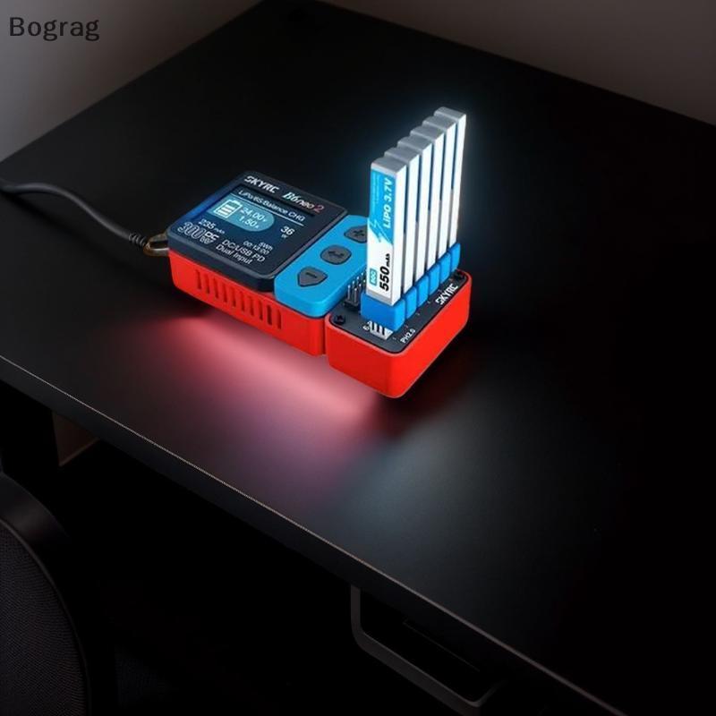 [Bogr] 1 ชิ้น OSH 6-Port 1S แบตเตอรี่ชาร์จ Hub สําหรับ LiPo LiFe Li-ion LiHV รองรับ B6neo 2 B6neo+ B