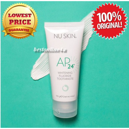 NU SKIN AP 24 / Nuskin AP24 ยาสีฟันไวท์เทนนิ่ง Fluorite Anti Plaque ยาสีฟันไวท์เทนนิ่ง ยาสีฟันไวท์เท