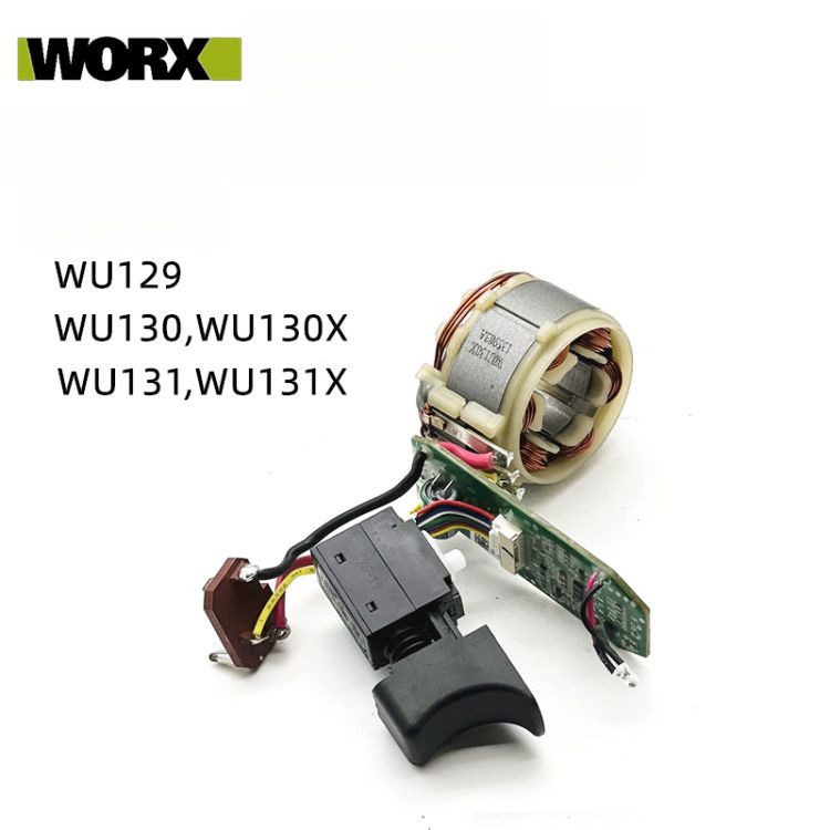 แผงควบคุม / แผงขับ (ของแท้) สำหรับสว่านไร้สาย Worx WU129 / WU130X / WU131X (แบตลิเธียม) (อะไหล่จากศู