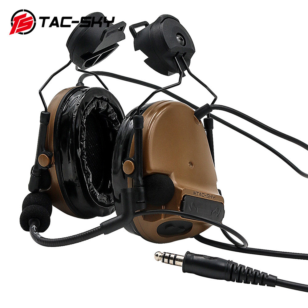 TACTICAL-SKY ARC รางจับแน่นอน รุ่น COMTAC III ซิลิโคนลดเสียงรบกวน ใช้งานได้ดีกับหูฟังและการสื่อสาร C