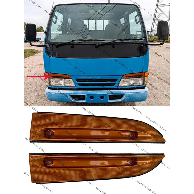 สําหรับ Isuzu ELF NHR NKR NPR รถบรรทุก 100P กันชนหน้าไฟหน้าคิ้วฝาครอบไฟหน้า