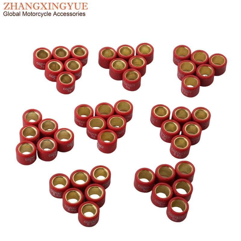 HB GY6 139QMB Variator Rollers ลูกกลิ้งน้ําหนัก 4g-7g 16x13 มม.สําหรับ Kymco People S Super 9 Top Bo