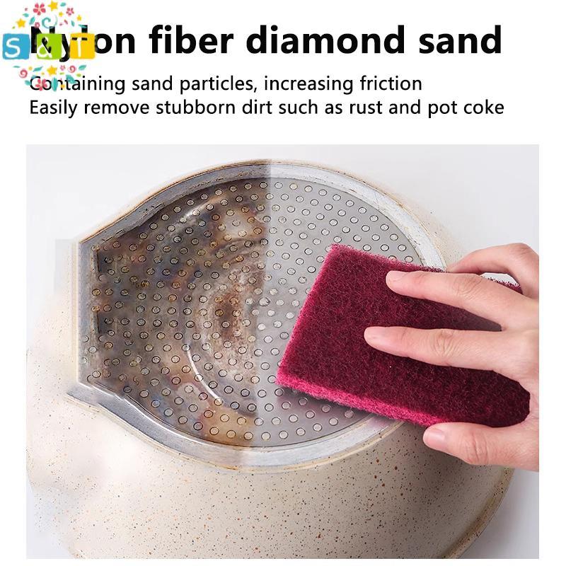 [S&T] 1m/roll Carborundum Eraser Rust Remover แปรงจานหม้อทําความสะอาด Emery ขจัดตะกรัน Clean Rub Pot