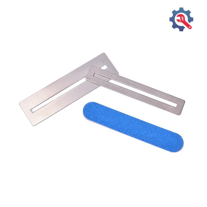 [GEX] Guitar fret Repairing Tool Set Stainless Steel Protector shims & Polishing [TH]