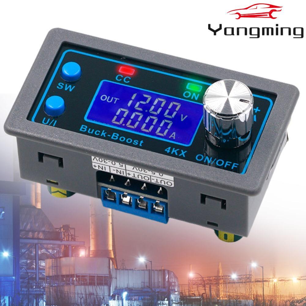 YANGMING แหล่งจ่ายไฟ CNC Buck-boost 0.5-30V 4A ตั้งโปรแกรมได้ CC CV ปรับได้