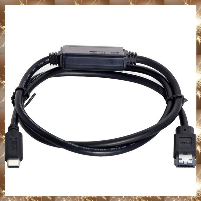 (YOUQN)ESATA to USB C Cable USB Type C โฮสต์ชาย TO ASATA ESATAp HDD Cable สําหรับแล็ปท็อปพีซี