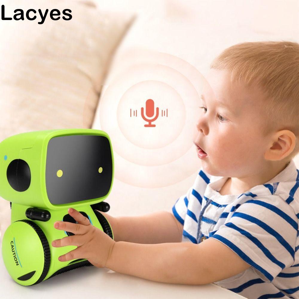 LACYES Emo Robot, Voice Command Touch Control Smart Robot, ของเล่นน่ารักฟังก์ชั่นซ้ําฟังก์ชั่นเต้นรํ