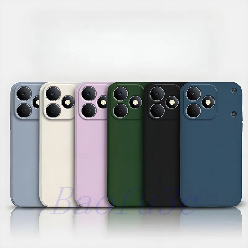 Realme Note 80 / Note70 / Note60 / Note50 เคสโทรศัพท์ซิลิโคนสีทึบ YT