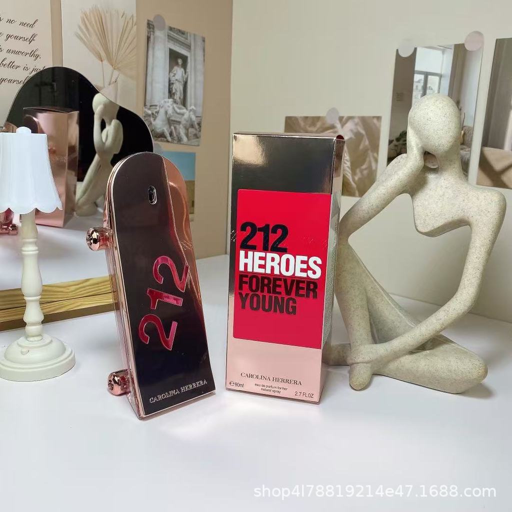 2026 สินค้าใหม่ Carol 212 (แม่เหล็กสีเทา) Linna Silver Metropolis Red Feel All Men 100ml20260505