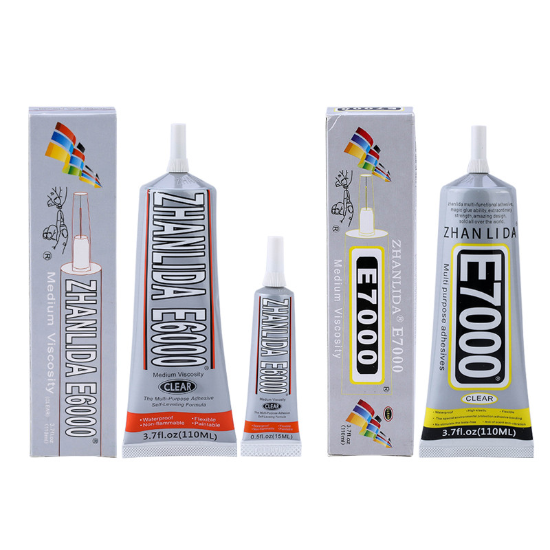 15/50/110ml กาว Rhinestone เสื้อผ้า E7000 ผ้ากาวจุดเพชรเครื่องประดับ E6000 DIY กาว