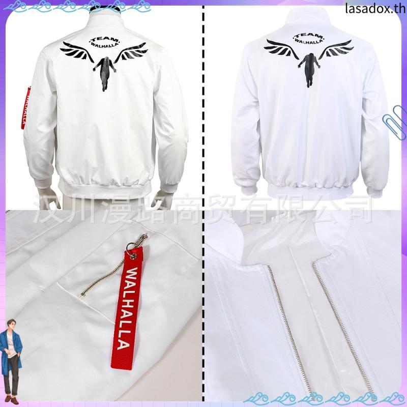 Hanemiya Kazutora Tokyo Revengers Cosplay Anime Costumes Coat Walhalla Tokyo Avengers Uniform White 