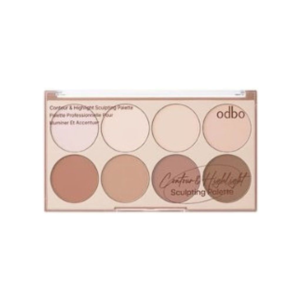♦️ของแท้·ส่งด่วน·ถูก♦️Odbo Contour&Highlight Sculping Palette #OD1335 โอดีบีโอ คอนทัวร์ แอนด์ ไฮไลต์ สกัลป์ติง x 1 dayse