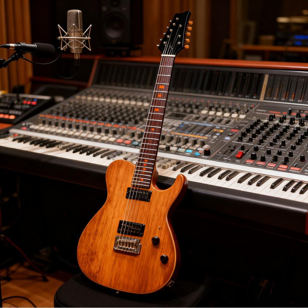 Taruor คอกีตาร์ไฟฟ้าเมเปิล Rosewood Fretboard 24 Fret เปลี่ยน Quick ระบุตำแหน่งที่มีความทนทานสร้างขึ