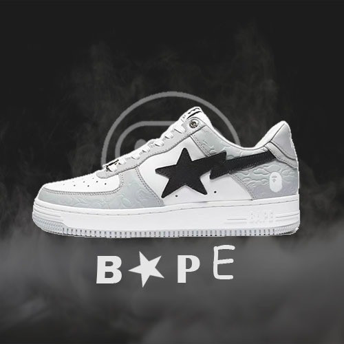 Bape Sta รองเท้าลําลองสําหรับผู้ชาย รองเท้ายาง