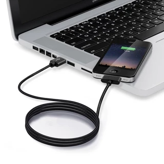 สายชาร์จ 30 พิน สายถัก ดาต้า เหมาะสำหรับ iPhone 4/4S, iPad 1/2/3, iPod รุ่นเก่า ทนทาน ชาร์จเร็ว