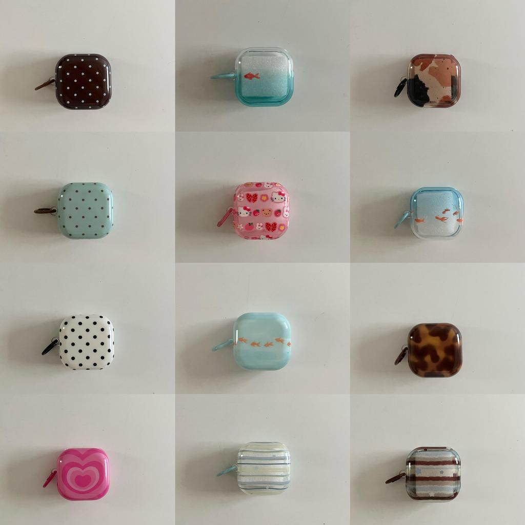สําหรับ Samsung Galaxy Buds 4/4 PRO IMD เคสซิลิโคน ins สไตล์ Polka Dots Star Cover เคสป้องกัน