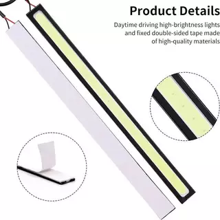 [Bestgogo-t] แถบไฟวิ่งกลางวันสําหรับรถยนต์แถบไฟตกแต่ง Super Bright 12V ไฟ Led Strip สําหรับรถยนต์ 17 ซม.