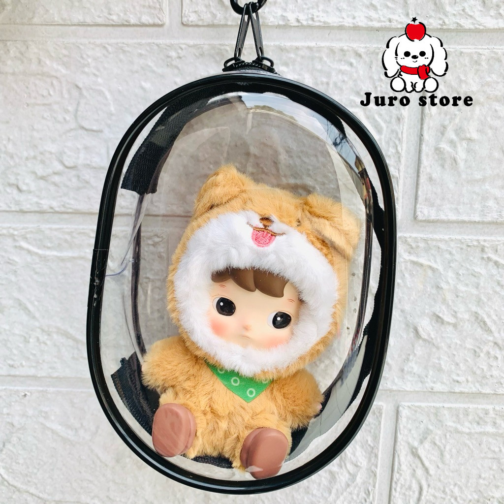 JURO PUMPKIN PROTECTION BAG (BU)/กระเป๋าเดินทาง 13CM HAI (PU) GUMMY BEAR/ CASE P0P MART