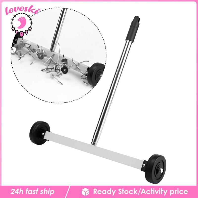 [Lovoski] Portable Pick up Sweeper Rolling Portable Floor Sweeper เครื่องมือทําความสะอาดแบบพกพา