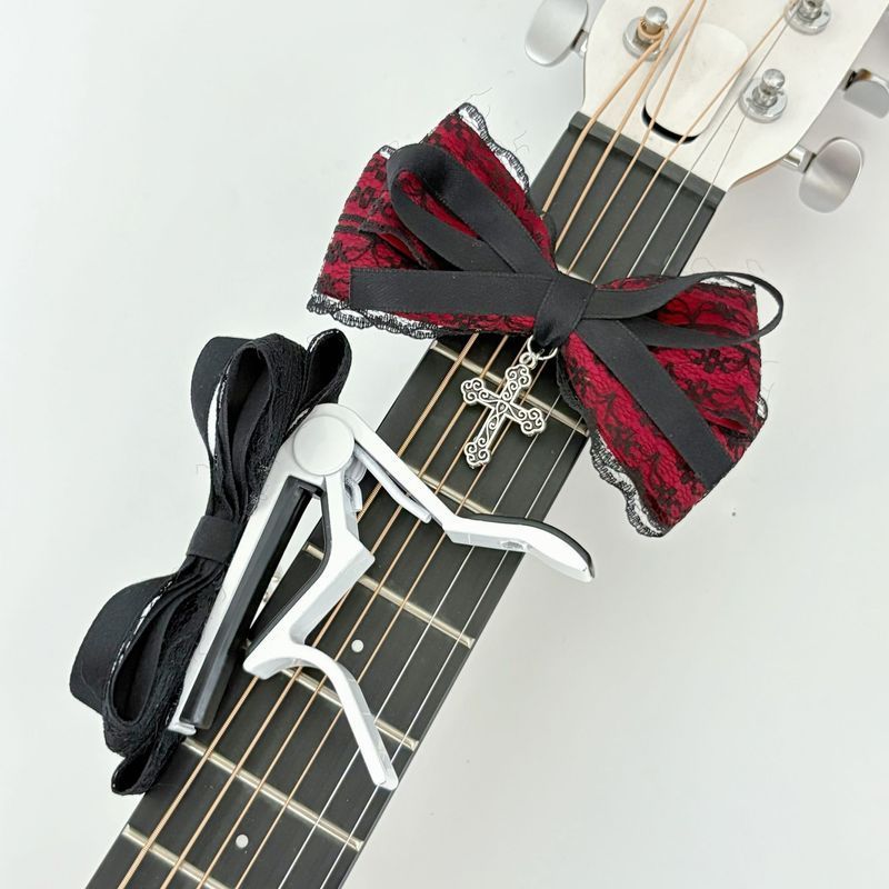 /Original Capo Bow Asian Culture Punk กีตาร์ไฟฟ้า Ukulele พื้นบ้านโลหะ Capo 5.7