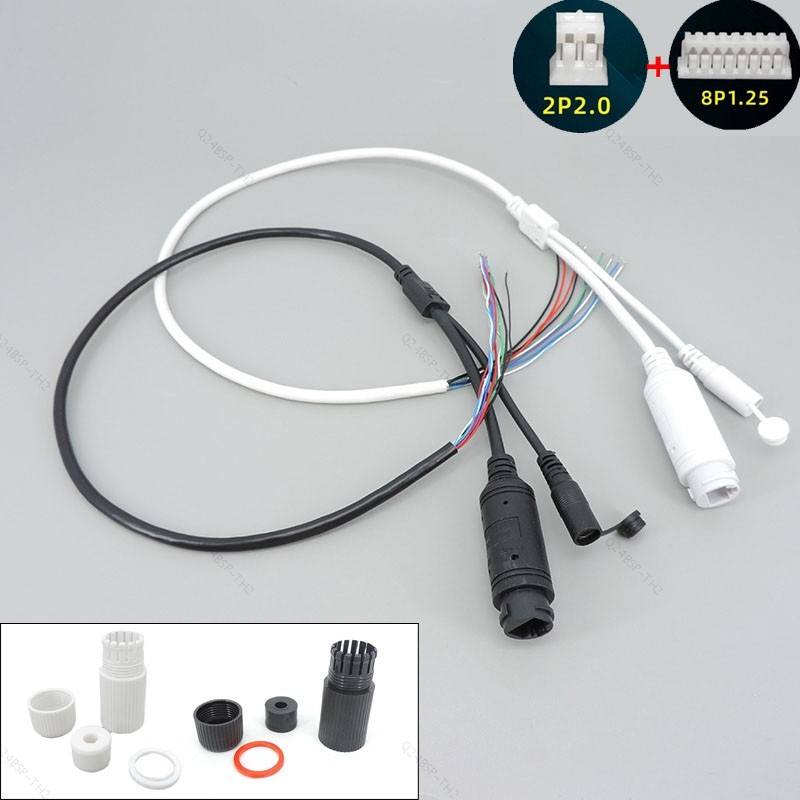9 pin core 48V ถึง 12V PoE เครือข่ายสายไฟ DC เสียงกล้อง IP RJ45 แยกสายกันน้ํา PoE โมดูลสําหรับกล้องว