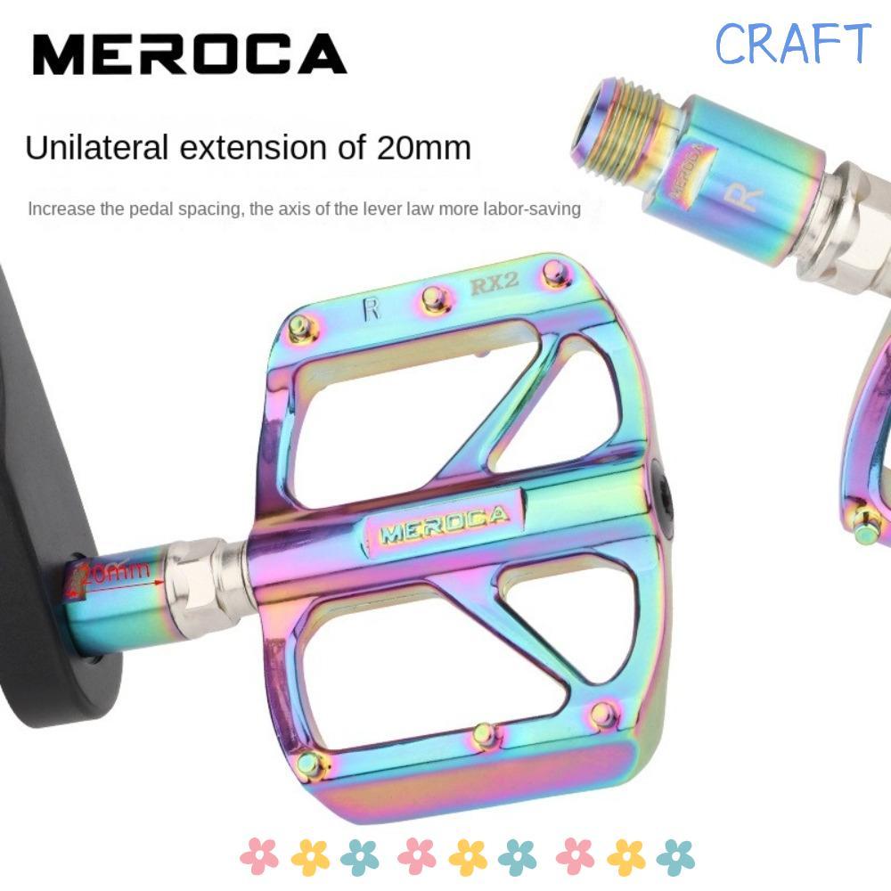 Craft Extension Shaft M14 สำหรับจักรยานภูเขา MTB ทำจากอลูมิเนียม ทนทาน มี Spacers และเพลา.Extender จาก MeroCa