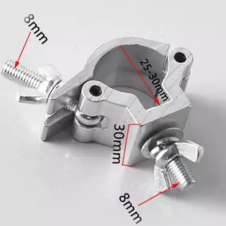[QIMO] อลูมิเนียมอัลลอยด์ไฟเวที Truss Clamp DJ Light Clamps Hooks สําหรับ LED PAR Moving Head Beam Spot Clamps