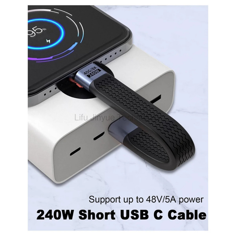 40Gbps USB 4.0 PD 240W Fast CHARGING CABLE รองรับ 8K 4K การส่งผ่านวิดีโอสายเคเบิลข้อมูลโทรศัพท์มือถื