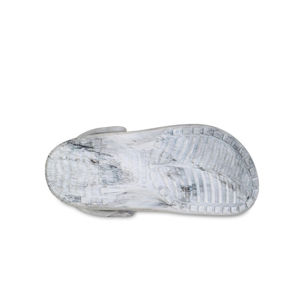 CROCS รองเท้าลำลองผู้ใหญ่ CLASSIC WATERCOLOR MARBLED CLOG รุ่น 211583-1WZ – GREY SWIRL ราคา ถูกที่สุด ดีลบีเคเค แกลเลอรีภาพที่ 4