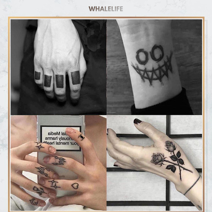 1 ชิ้น Joker TATTOO สติกเกอร์ 5x7 ซม.Magic Tattoo 纹身สติกเกอร์ขนาดเล็ก