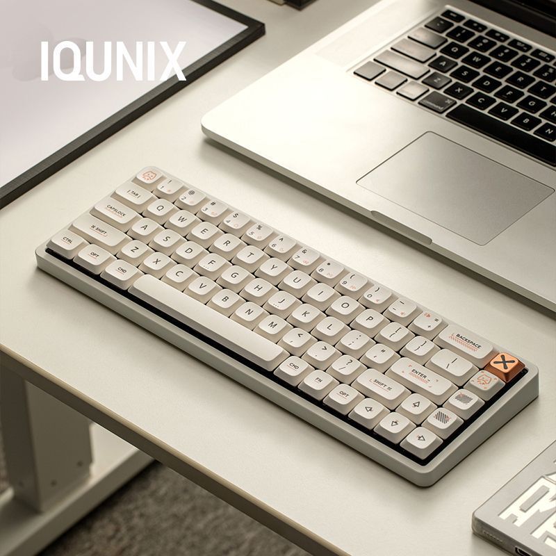 Zhuzhou Liying Trading Co., Ltd. IQUNIX IQUNIX โรงงานอลูมิเนียม MG65 คีย์บอร์ดเชิงกลแกนต่ําไร้สายบลู