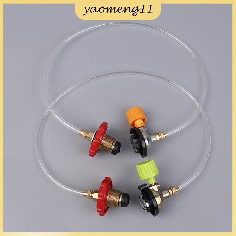 YM Camping เตาแก๊สแก๊สเติมอะแดปเตอร์กลางแจ้ง Cassette ถังแก๊สบรรจุวาล์วถังแก๊สเตาอัตราเงินเฟ้อวาล์วอุปกรณ์เสริม TH
