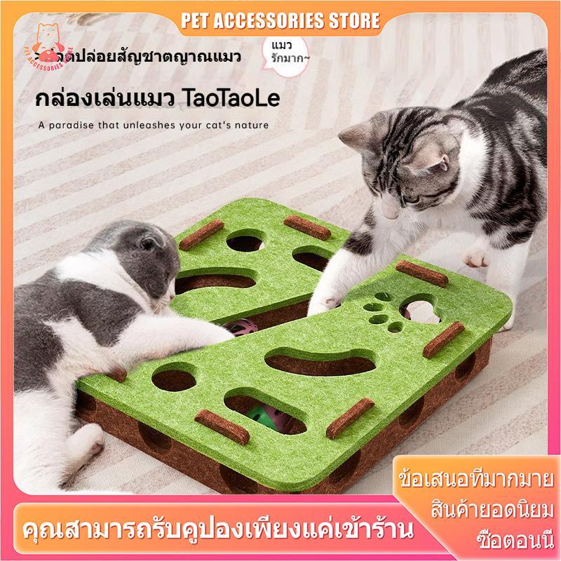 ของเล่นปริศนาสัตว์เลี้ยง กล่องปริศนาสุนัข พร้อมลูกบอล ของเล่นสัตว์เลี้ยงในร่ม เหมาะสำหรับการออกกำลังกาย  ความบันเทิง