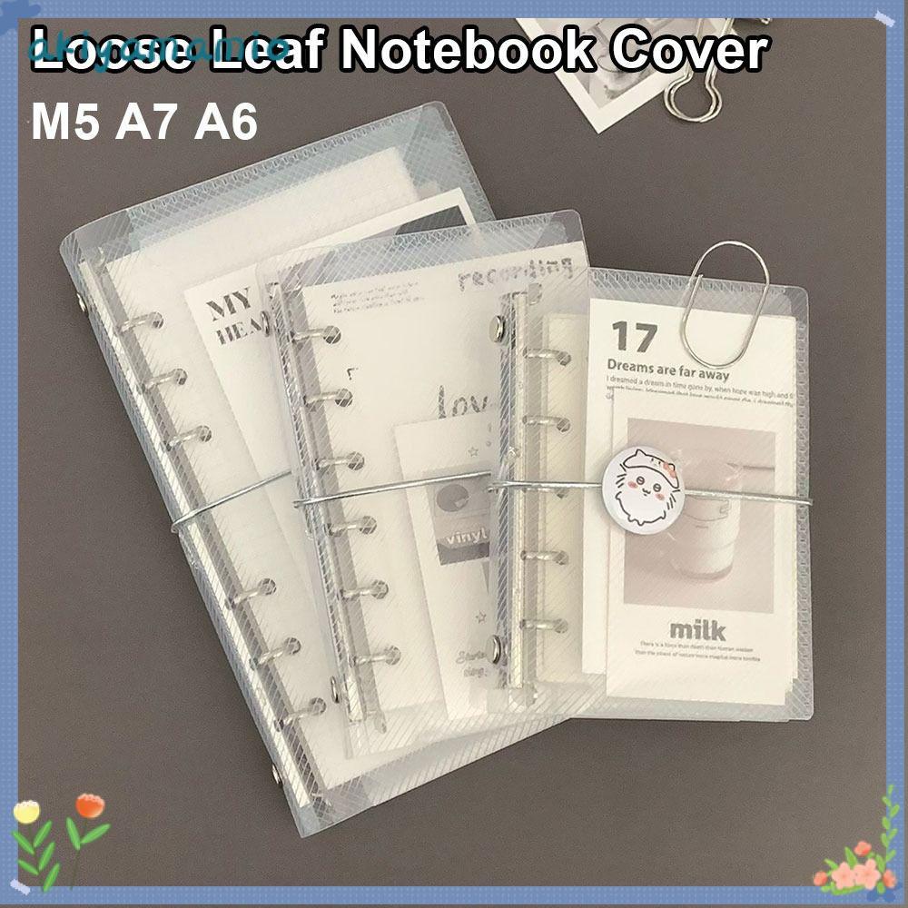 AKIYAMAMIO 1 ชิ้นปกสมุดหลวม, PP สามพับ M5 A7 A6, สติกเกอร์มินิแบบพกพาการ์ดขนาดเล็ก Photo Storage Ledger
